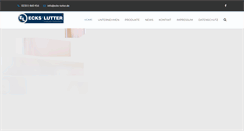 Desktop Screenshot of ecks-lutter.de