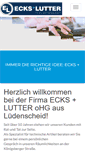 Mobile Screenshot of ecks-lutter.de